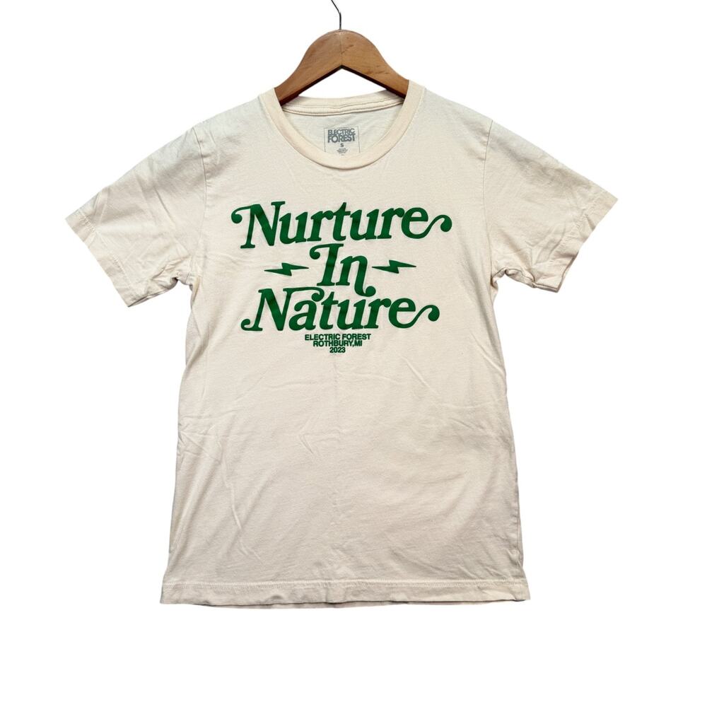 Electric Forest Promo T-shirt Nurture In Nature Rothbury Festival Meet Size S